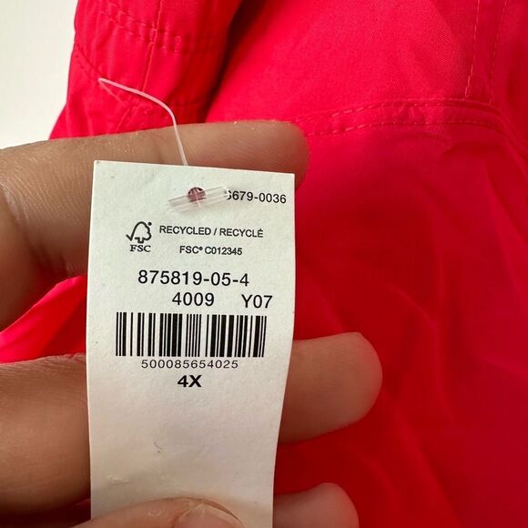 Old Navy High-Waisted StretchTech Shorts Fucsia Plus Size Pull on Athletic NWT - Picture 5 of 7